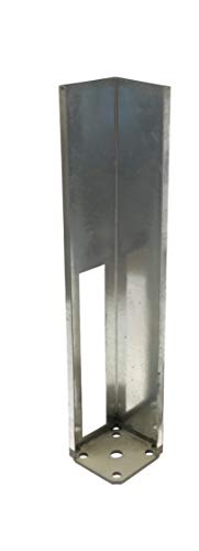 Photo 1 of 5"x5" Vinyl Fence Concrete/Wood Post Mount Tower with Mounting Kit (5"x5"x48")
**LOOSE HARDWARE**