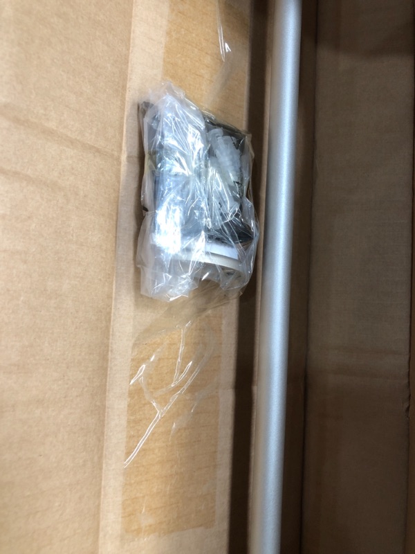 Photo 1 of Basics Room Darkening Curtain Rod - 48" to 88" Nickel - 244244-411-A60