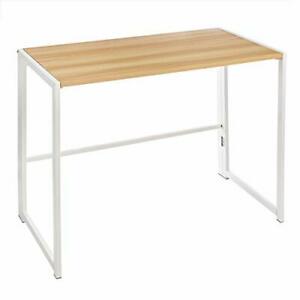 Photo 1 of Amazon Basics 40" Multipurpose Foldable Computer Study Desk - Natural See original listing
