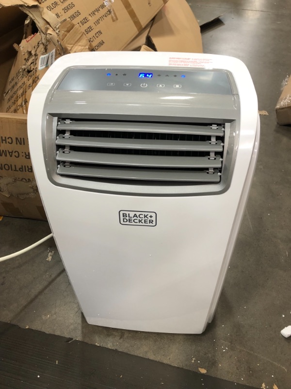 Photo 6 of BLACK+DECKER 8,000 BTU DOE (14,000 BTU ASHRAE) Portable Air Conditioner with Remote Control, White
**BLOWS ICE COLD**