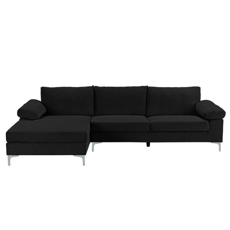 Photo 1 of AMANDA MODERN VELVET LARGE SECTIONAL SOFA
**BOX 1 OF 2**