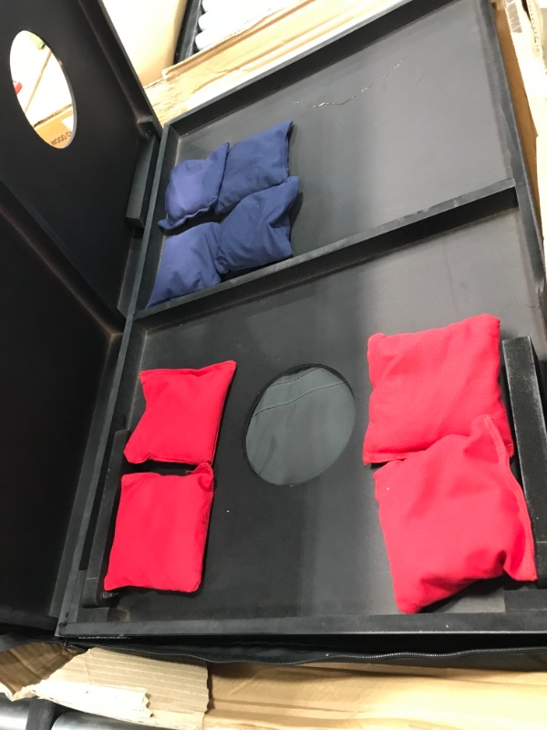 Photo 5 of Gosports Classic Cornhole Set - Includes 8 Bean Bags, Travel Case and Game Rules
**HAS SOME MINOR COSMETIC DAMAGE**