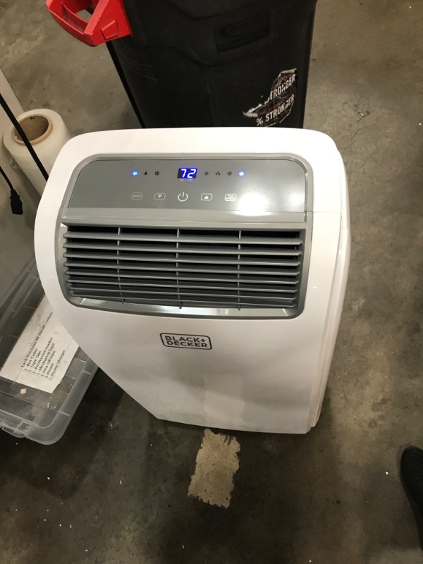 Photo 3 of BLACK+DECKER BPACT08WT Portable Air Conditioner with Remote Control, 5,000 BTU DOE (8,000 BTU ASHRAE), Cools Up to 150 Square Feet, White
