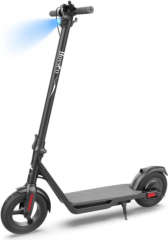 Photo 1 of HOVSCO Electric Scooter for Adults, Powerful 600W Motor Up to 19 MPH, 24 Miles Long-Range Battery, 10-inches Fat Tires, UL Certified, Foldable and Portable
