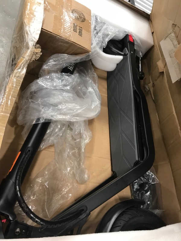 Photo 2 of HOVSCO Electric Scooter for Adults, Powerful 600W Motor Up to 19 MPH, 24 Miles Long-Range Battery, 10-inches Fat Tires, UL Certified, Foldable and Portable
