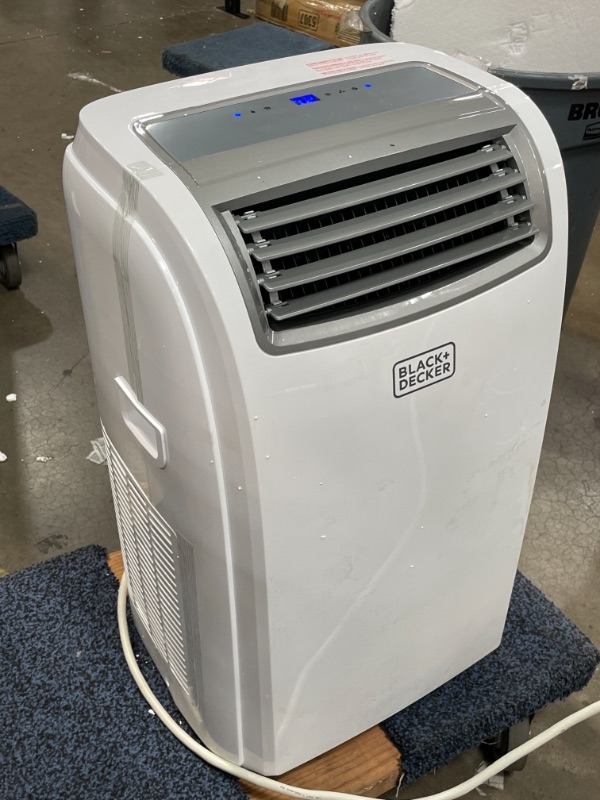 Photo 2 of BLACK+DECKER 8,000 BTU DOE (14,000 BTU ASHRAE) Portable Air Conditioner with Remote Control, White