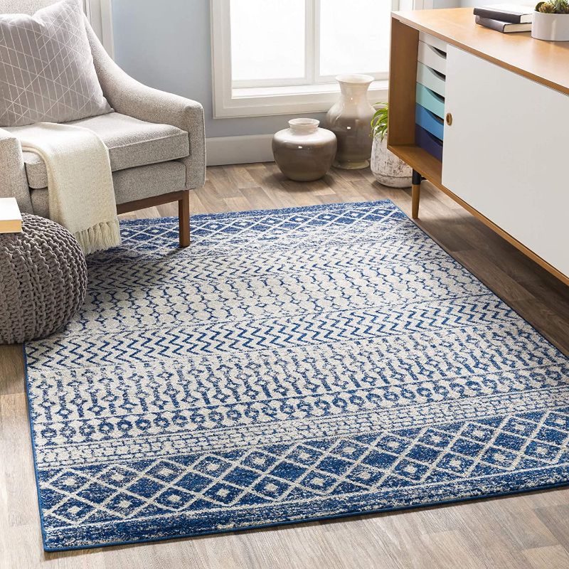 Photo 1 of Artistic Weavers Odelia Area Rug, 7'10" x 10'3", Dark Blue
