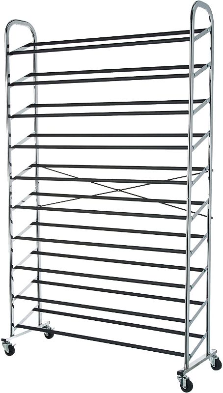 Photo 1 of Amazon Basics 50-Pair Shoe Rack Organzier
