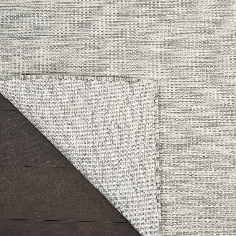 Photo 1 of  Flat-Weave Indoor/Outdoor Lt Grey 5' x 7' Area Rug , 5' x 7'
