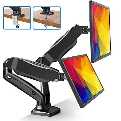 Photo 1 of HADSK5 Dual Monitor Stand for Two 13 to 27 Inch Computer Screens
