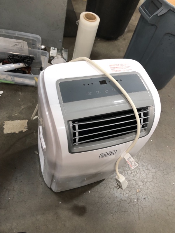 Photo 2 of BLACK+DECKER BPACT14WT Portable Air Conditioner with Remote Control, 7,700 BTU DOE (14,000 BTU ASHRAE), Cools Up to 350 Square Feet, White
