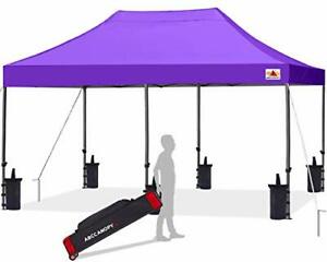 Photo 1 of ABCCANOPY Patio Pop Up Canopy Tent 10x10 Commercial-Series (Purple)
