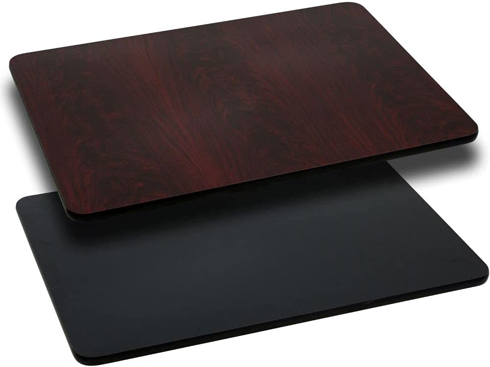 Photo 1 of Flash Furniture 30'' x 60'' Rectangular Table Top with natural-cherry Reversible Laminate Top
