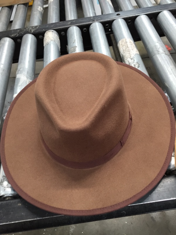 Photo 1 of Fedora hat- coffee large 