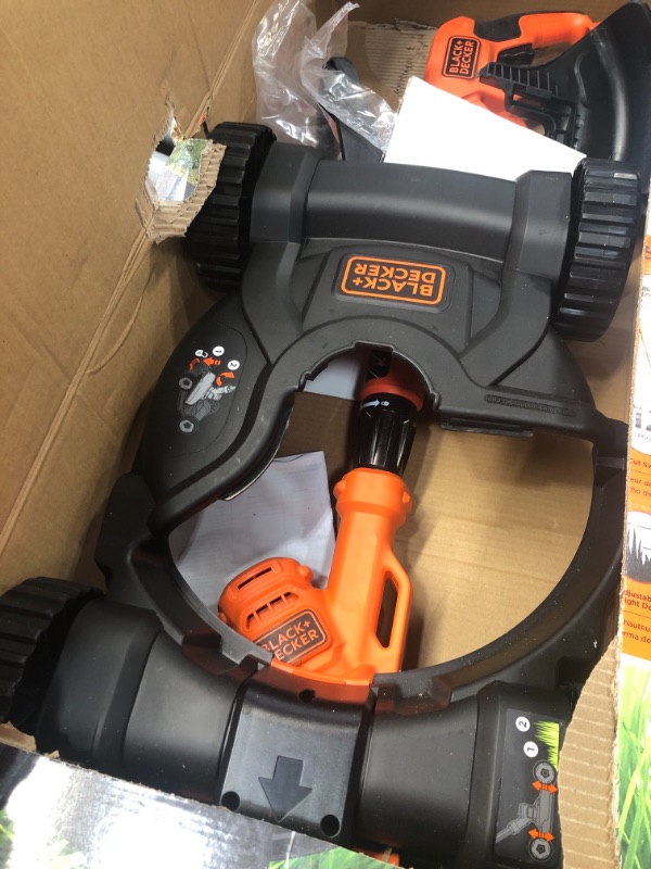 Photo 1 of BLACK+DECKER 3-in-1 Lawn Mower, String Trimmer & Edger, 12-Inch (BESTA512CM)
