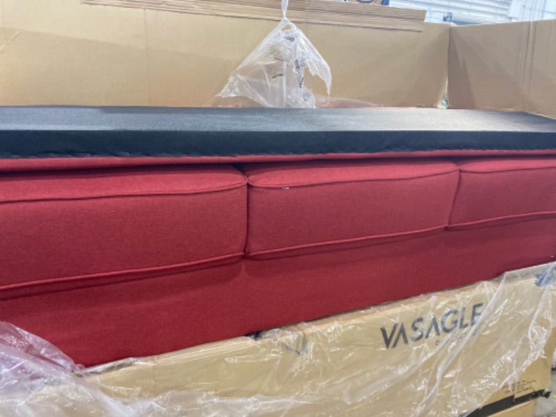 Photo 2 of **parts only *** VASAGLE RED SOFA