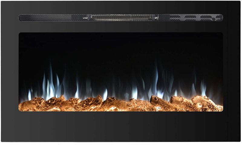 Photo 1 of PAOLFOX 36 Inches Wall Mounted Recessed Electric Fireplace Heater Touch Screen Control Panel Overheating Protection Timer 9 Multicolor Flames,750/1500W, Log & Crystal Hearth Options

//SIMILAR TO REFERENCE PHOTO 