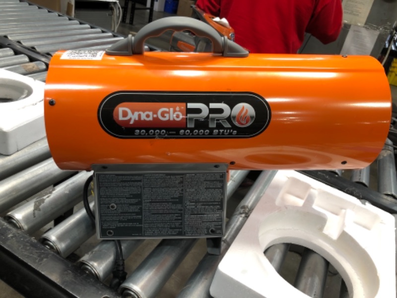 Photo 3 of Dyna-Glo Pro 60,000 BTU Forced Air Propane Portable Heater RMC-FA60DGP
