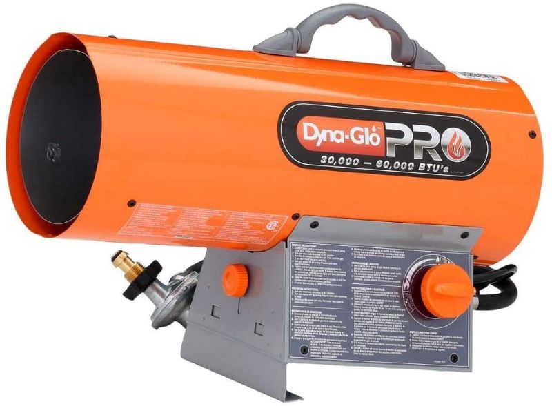 Photo 1 of Dyna-Glo Pro 60,000 BTU Forced Air Propane Portable Heater RMC-FA60DGP
