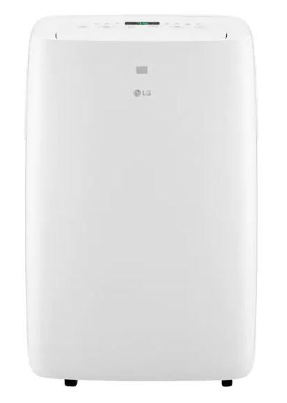 Photo 1 of LG 6,000 BTU (DOE) 115-Volt Portable Air Conditioner LP0621WSR with Dehumidifier Function and LCD Remote in White
