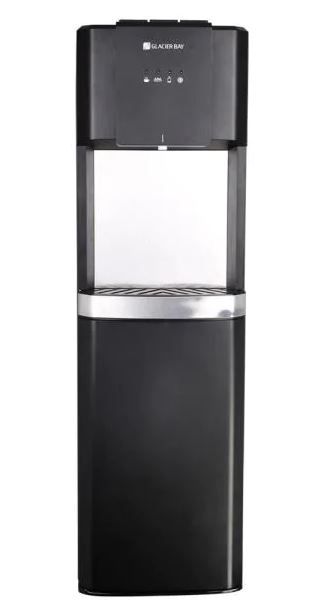 Photo 1 of GLACIER BAY Matte Black and Stainless Steel Bottom Load Water Dispenser

//TESTED AND FUNCTIONAL, MAJOR COSMETIC DAMAGE 
