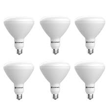 Photo 1 of 75-Watt Equivalent BR40 Dimmable CEC LED Light Bulb Soft White (6-Pack)
