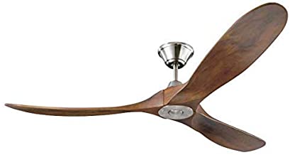 Photo 1 of LAMPSMORE 52 Inch Ceiling Fan ,Black Ceiling Fan  For Bedroom,Modern Ceiling Fan with Remote,Rustic Farmhouse Ceiling Fan With 3 Solid Wood Blades
DOES NOT COME WITH LIGHT KIT