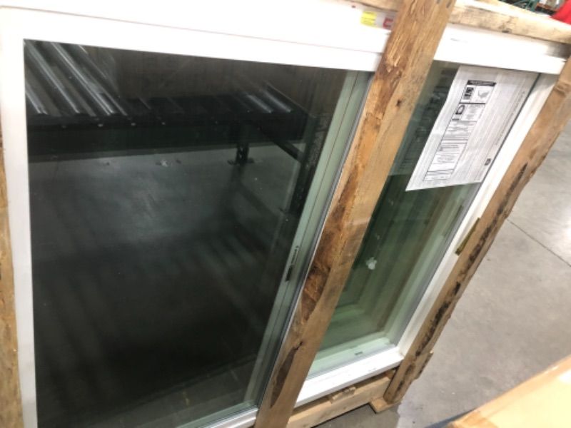 Photo 3 of 41.5 in. x 47.5 in. V-2500 Series White Vinyl Single Hung Window with Fiberglass Mesh Screen
