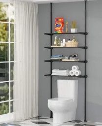 Photo 1 of 22'' W x 10.6'' H x 92'' D Free-Standing Bathroom Shelves