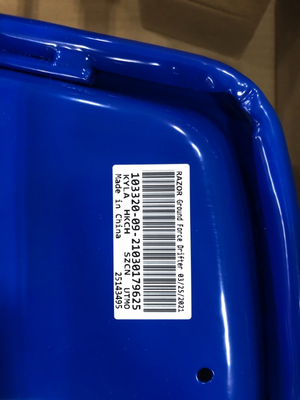 Photo 1 of **PREVIOUSLY USED**
Razor Ground Force Drifter Kart
