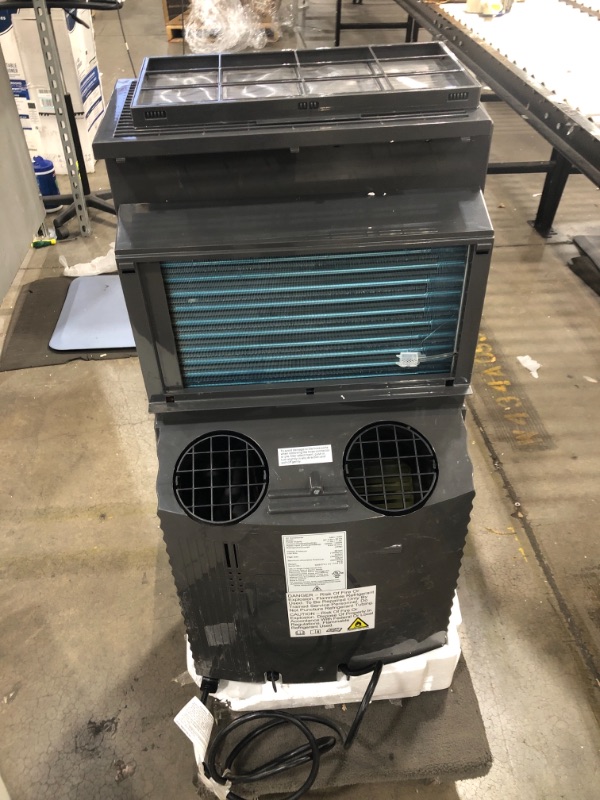 Photo 4 of ***HEATER DOESNT WORK*** Whynter ARC-14SH 14,000 BTU Dual Hose Portable Air Conditioner, Dehumidifier, Fan & Heater with Activated Carbon Filter Plus Storage Bag, Platinum Black
