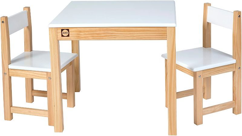 Photo 1 of ALEX Toys Artist Studio Wooden Table and Chair Set White