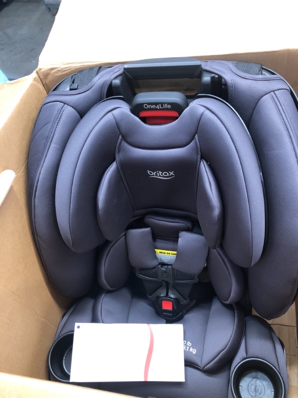 Photo 2 of Britax One4Life ClickTight All-in-One Car Seat – 10 Years of Use – Infant, Convertible, Booster – 5 to 120 Pounds - SafeWash Fabric, Drift
