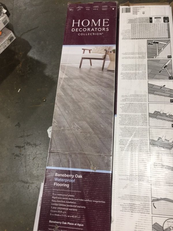 Photo 1 of 6-Baneberry Oak 7 in. x 42 in. Rigid Core Luxury Vinyl Plank Flooring (20.8 sq. ft. /Case/$58)
