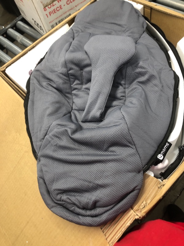 Photo 4 of 4moms mamaRoo 4 5 Unique Motions Bluetooth Enabled Baby Swing - Dark Gray Cool Mesh