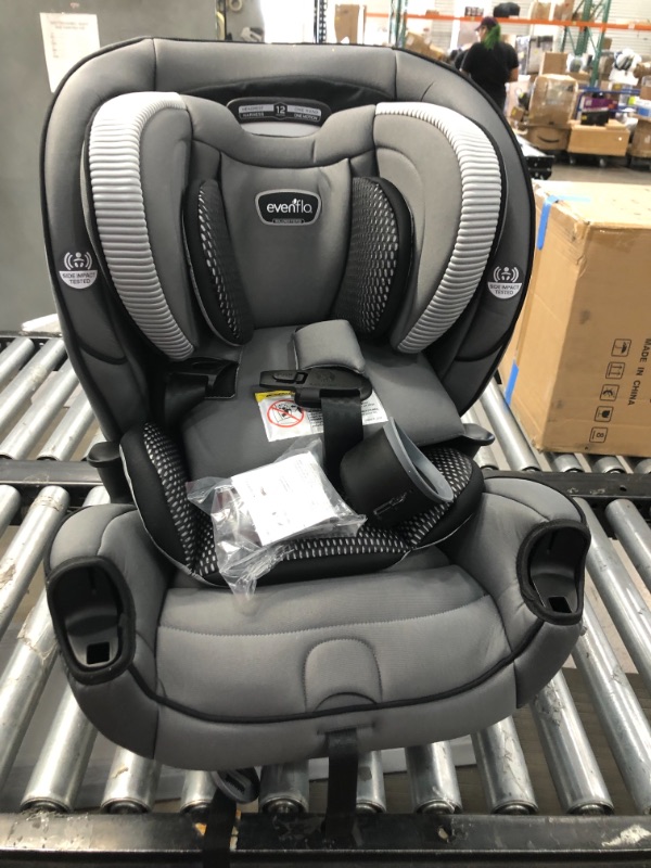 Photo 1 of Evenflo® EveryFit High Back Convertible Car Seat High-back Booster Car Seat Infant Car Seat, Gray
