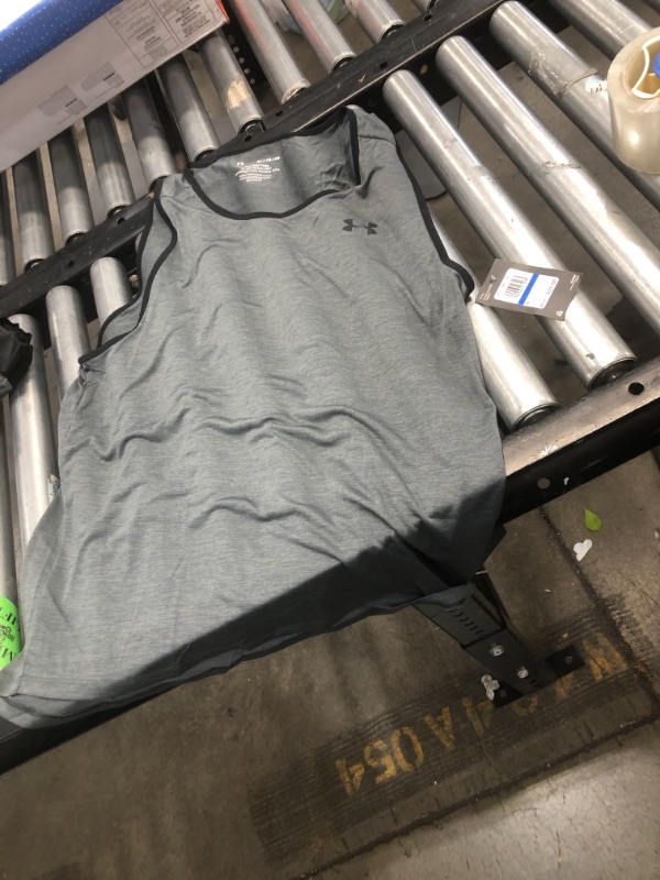 Photo 2 of Under Armour Tech 2.0 Tank, Size X-Large in Pitch Grey/Black at Nordstrom
