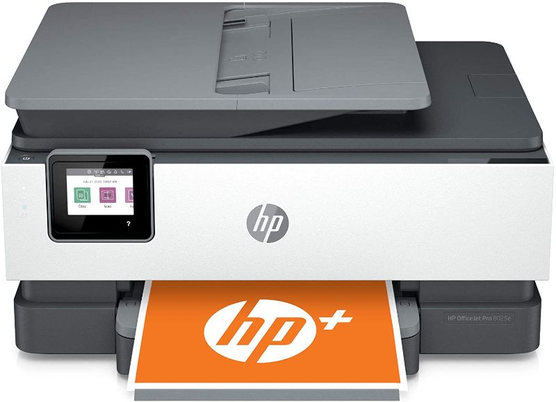 Photo 1 of HP OfficeJet Pro 8025e Wireless Color All-in-One Printer with bonus 6 free months Instant Ink with HP+ (1K7K3A)
