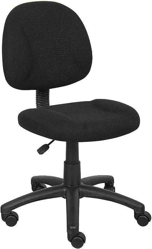 Photo 1 of Boss Office Products Black Boss Office Deluxe Posture Chair
