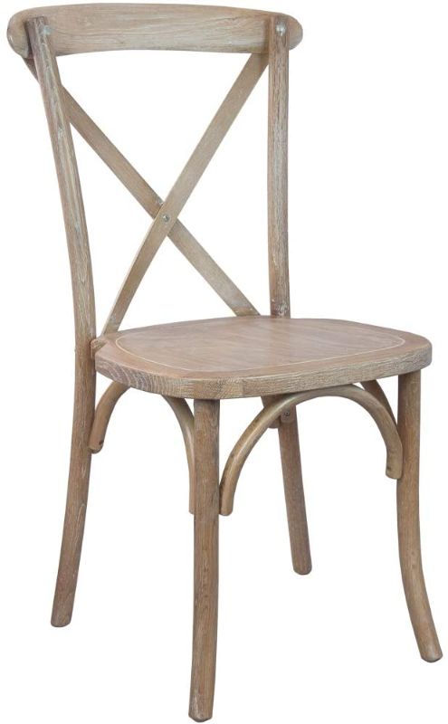 Photo 1 of Advantage Driftwood X-Back Chair
