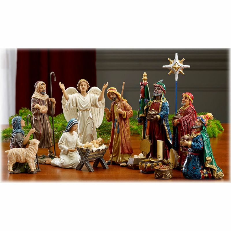 Photo 1 of **incomplete*** Nativity Set 11PC w/Frankincense, Gold and Myrrh
