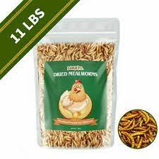 Photo 1 of  Dried Organic Mealworms Fit Birds Chickens Hamster Hen FishTreats 11lbs
