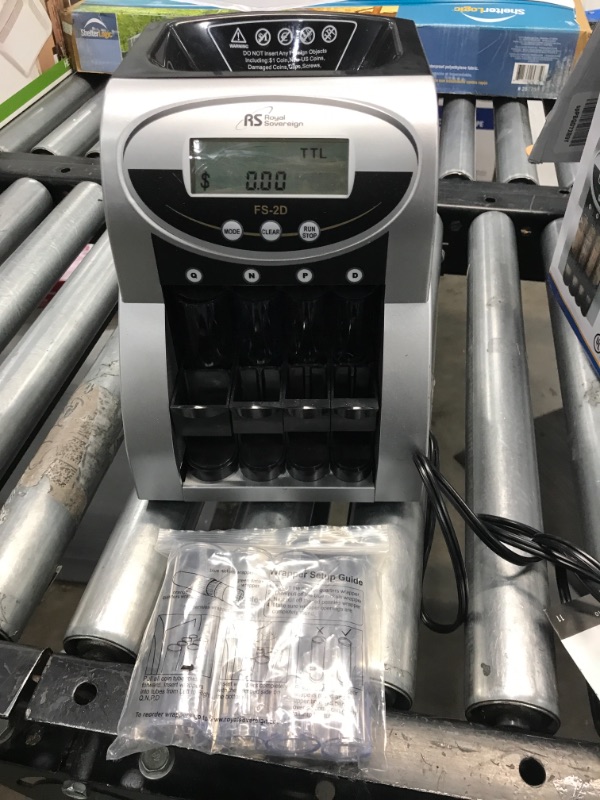 Photo 2 of Royal Sovereign FS-2D Digital Coin Sorter
