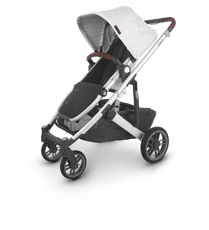 Photo 1 of UPPAbaby Cruz V2 Stroller - Bryce (White Marl/Silver/Chestnut Leather)
