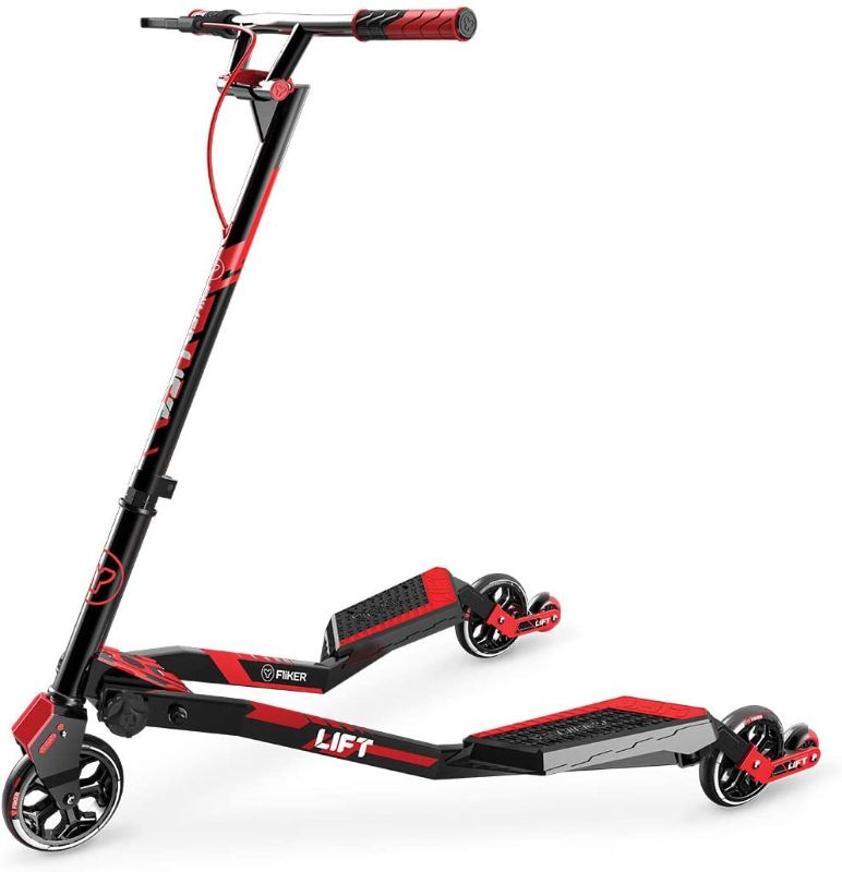 Photo 1 of Yvolution Y Fliker Lift | Swing Wiggle Carving Scooter for Kids Age 7+ (Red 2020)
