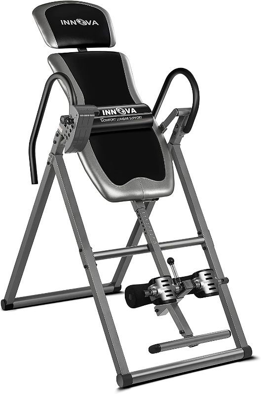 Photo 1 of *USED*
Innova Inversion Table with Adjustable Headrest, Reversible Ankle Holders, and 300 lb Weight Capacity
