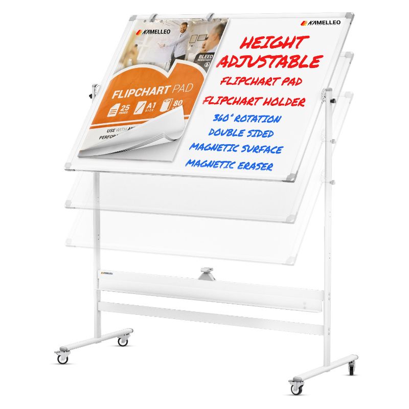 Photo 1 of Kamelleo Mobile Whiteboard, 48in x 36in