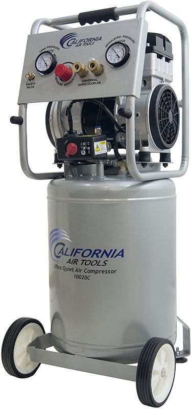 Photo 1 of California Air Tools 10020C Ultra Quiet Oil-Free and Powerful Air Compressor, 2 HP, 16 x 15.1 x 35.9 inches

