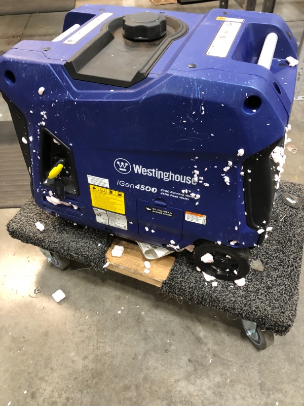 Photo 5 of *USED*
Westinghouse iGen4500 Super Quiet Portable Inverter Generator 3700 Rated & 4500 Peak Watts, Gas Powered, Electric Start, RV Ready, CARB Compliant
