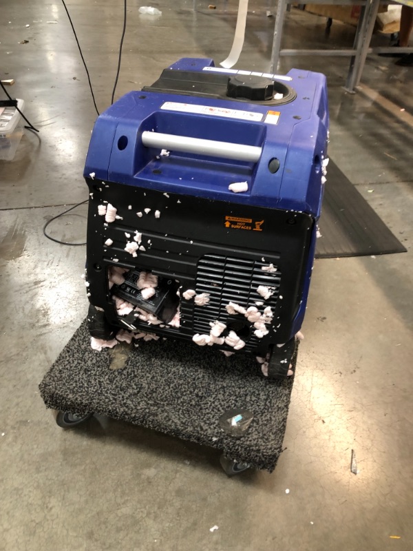 Photo 4 of *USED*
Westinghouse iGen4500 Super Quiet Portable Inverter Generator 3700 Rated & 4500 Peak Watts, Gas Powered, Electric Start, RV Ready, CARB Compliant
